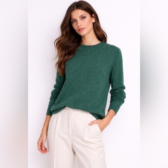 Only Sweaters - ONLY ONLRICA Kelly Green Knit Pullover Sweater | Forest Fairy Preppy Old Money S